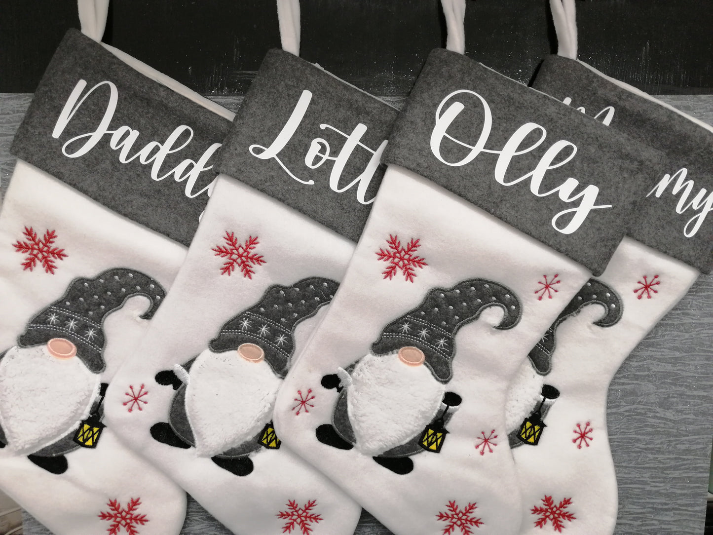 Christmas Gonk Personalised Stocking