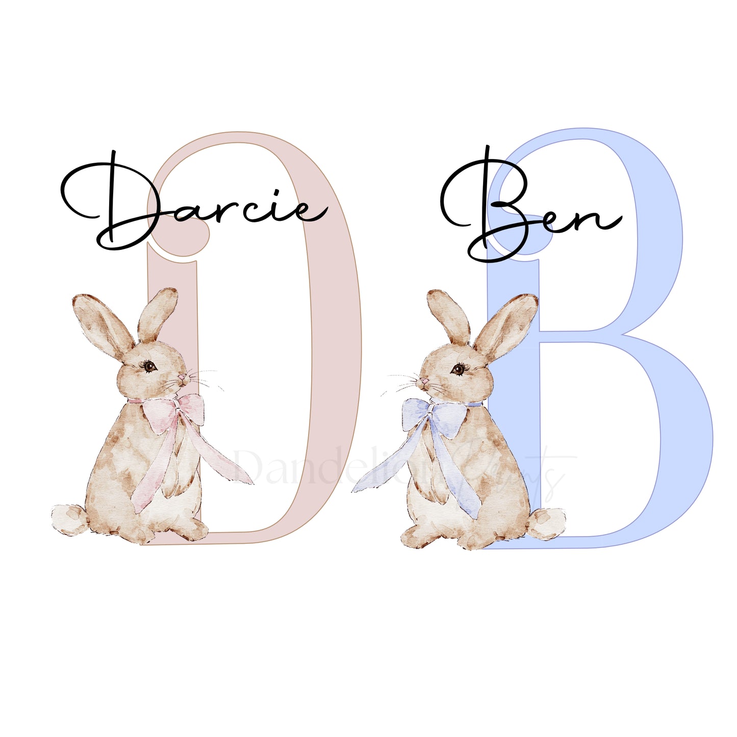Cute Easter Bunny Teddy - Personalised Easter Gift Idea
