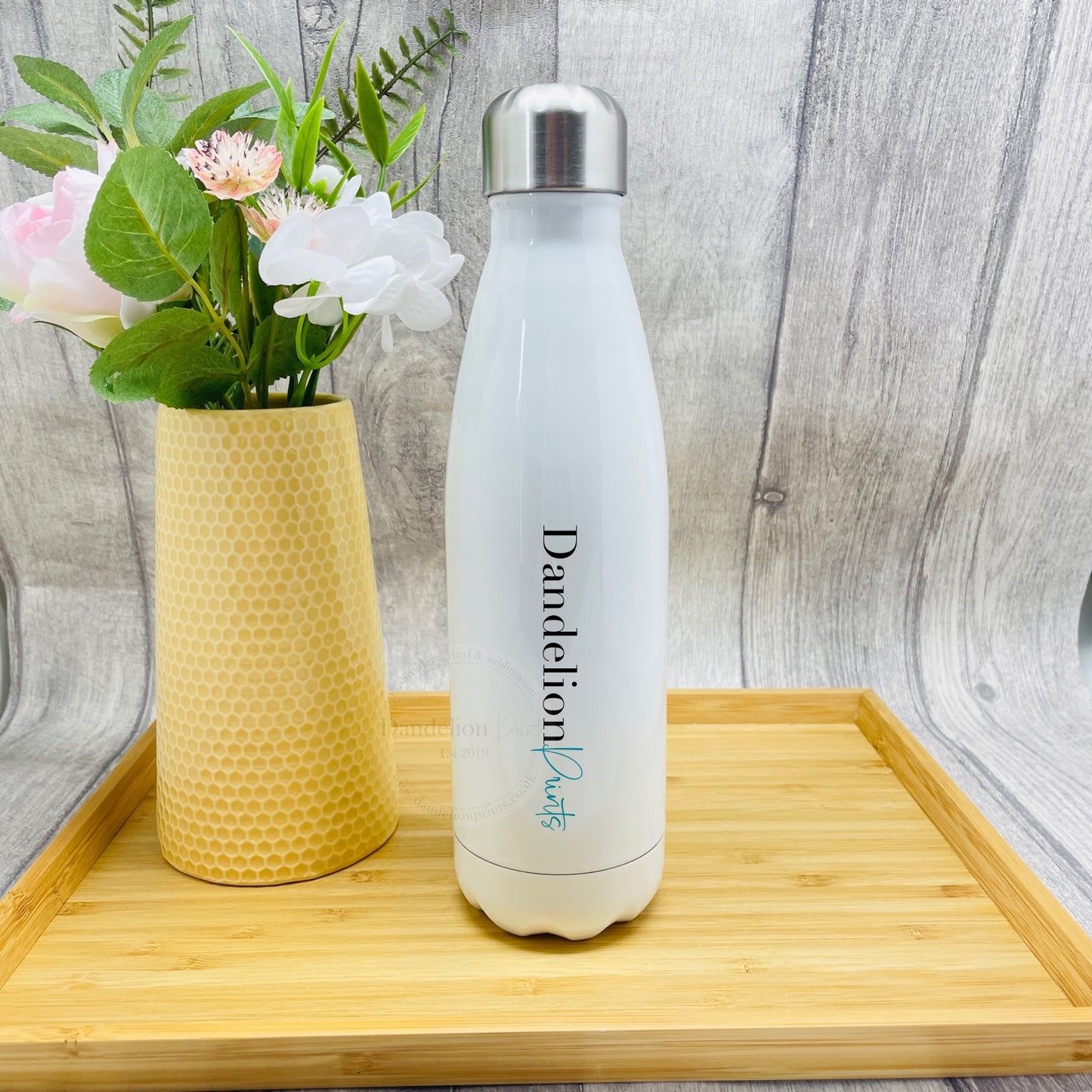 Customised Stainless Steel Chill Flask | Promotional Branded Business Logo