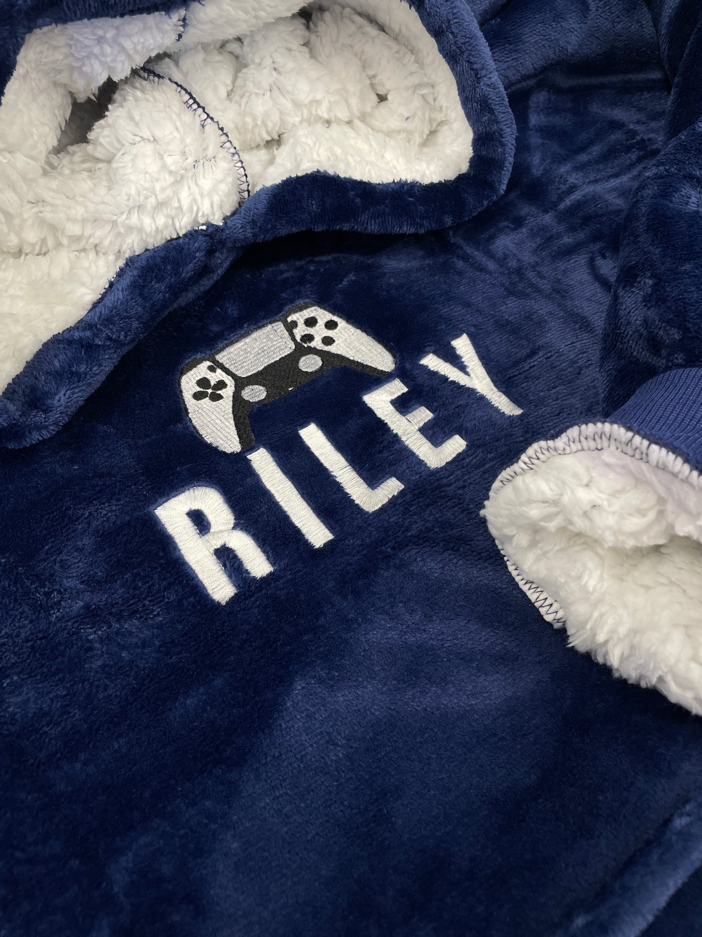 Various Design Adults & Children's Oversized Hooded Sherpa Blanket