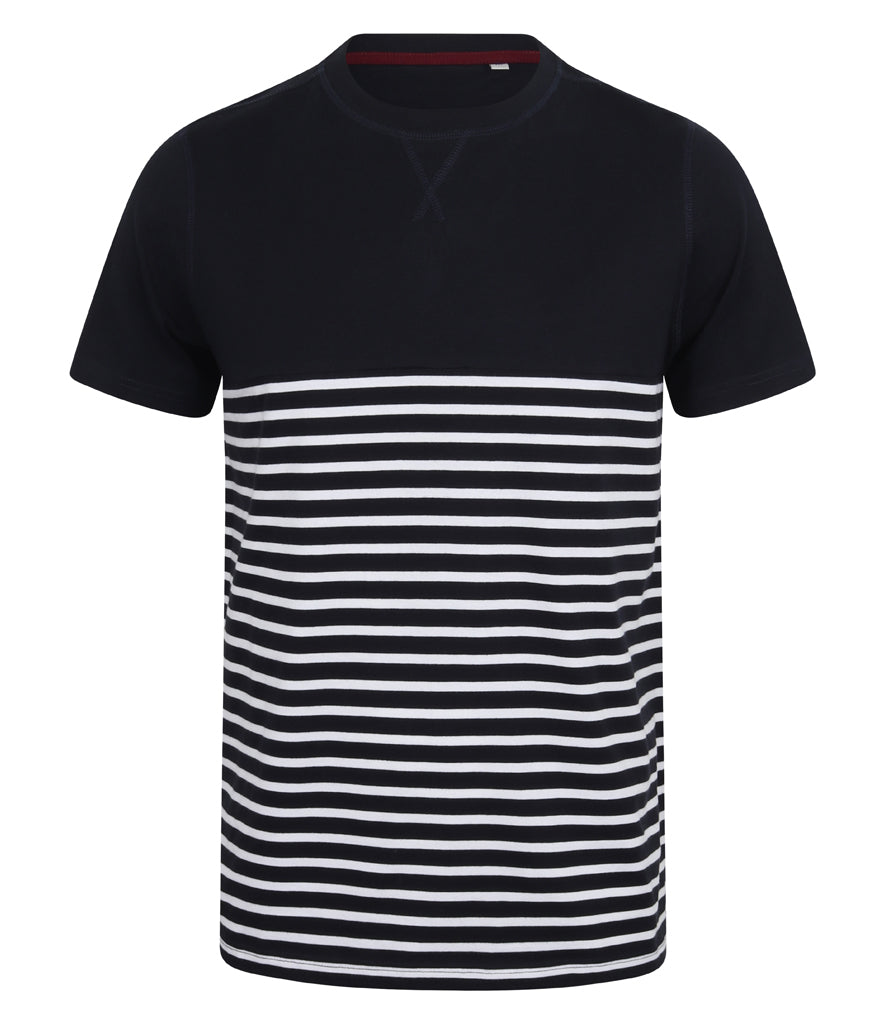 Unisex Striped Front Row Branded T-Shirt