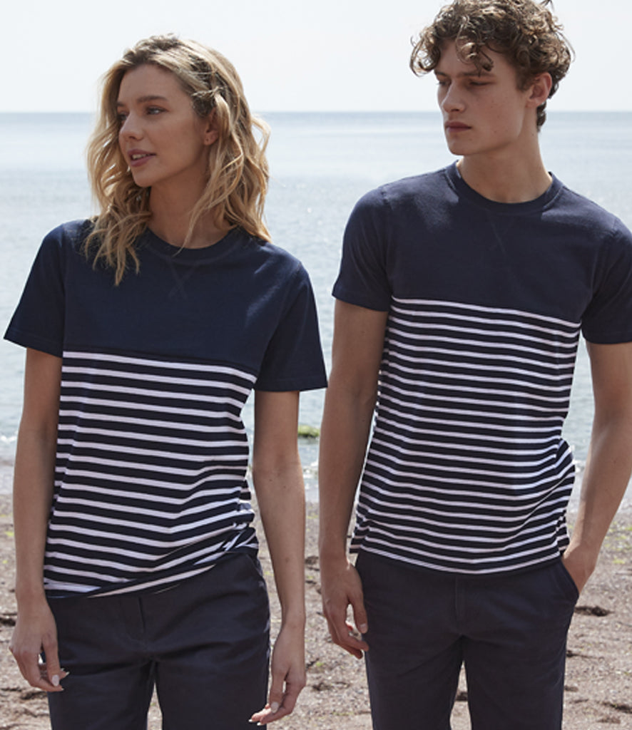 Unisex Striped Front Row Branded T-Shirt