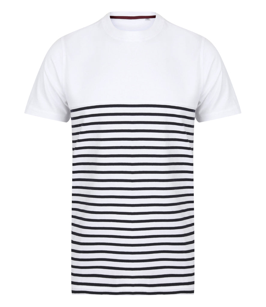 Unisex Striped Front Row Branded T-Shirt