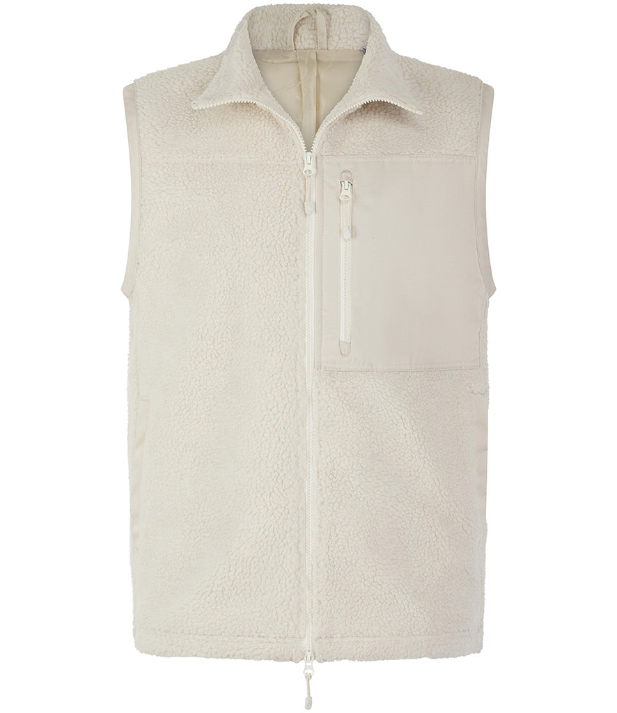 Unisex Front Row Sherpa Gilet Embroidered with your company logo