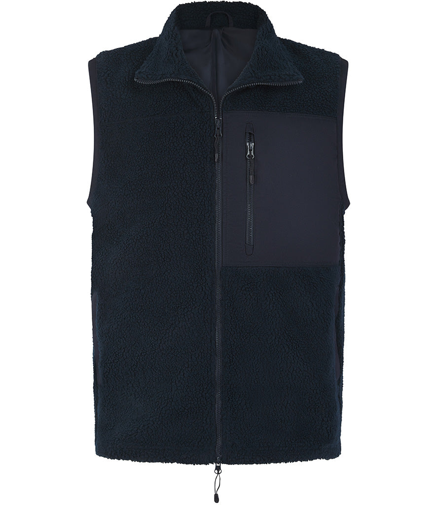 Unisex Front Row Sherpa Gilet Embroidered with your company logo