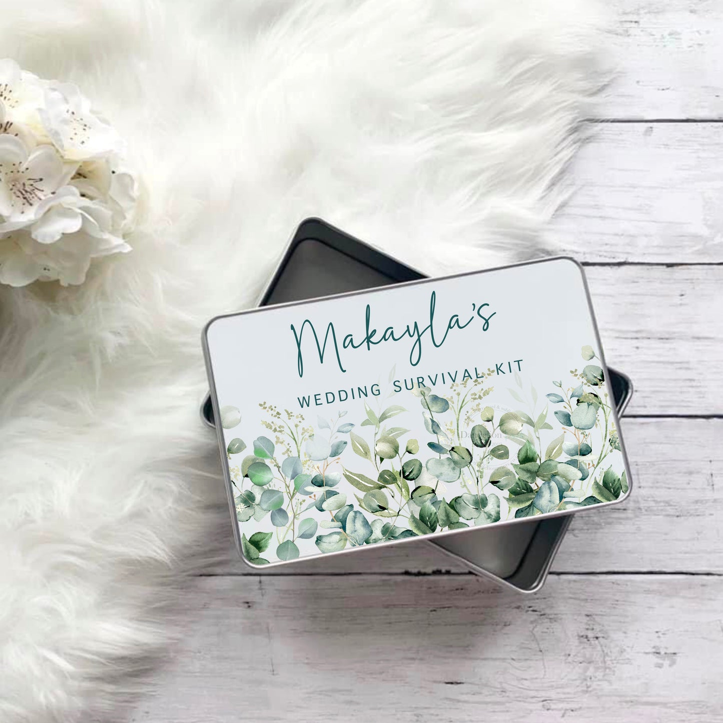 Personalised Wedding Day Survival Tin - Unique and Practical Gift