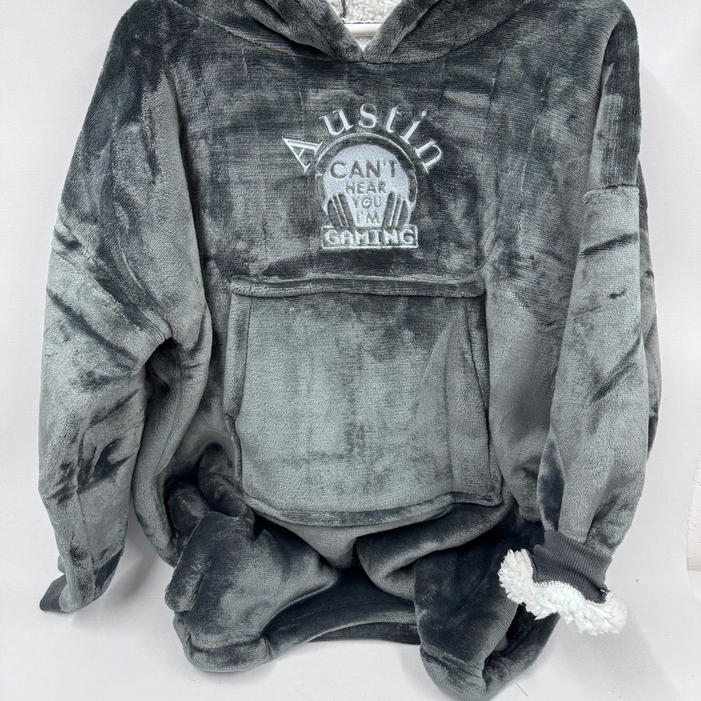 Various Design Adults & Children's Oversized Hooded Sherpa Blanket