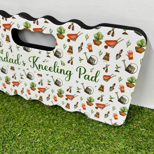 Comfy Foam Kneeling Pad - Personalised Garden Tool Pattern - Gardener's Delight