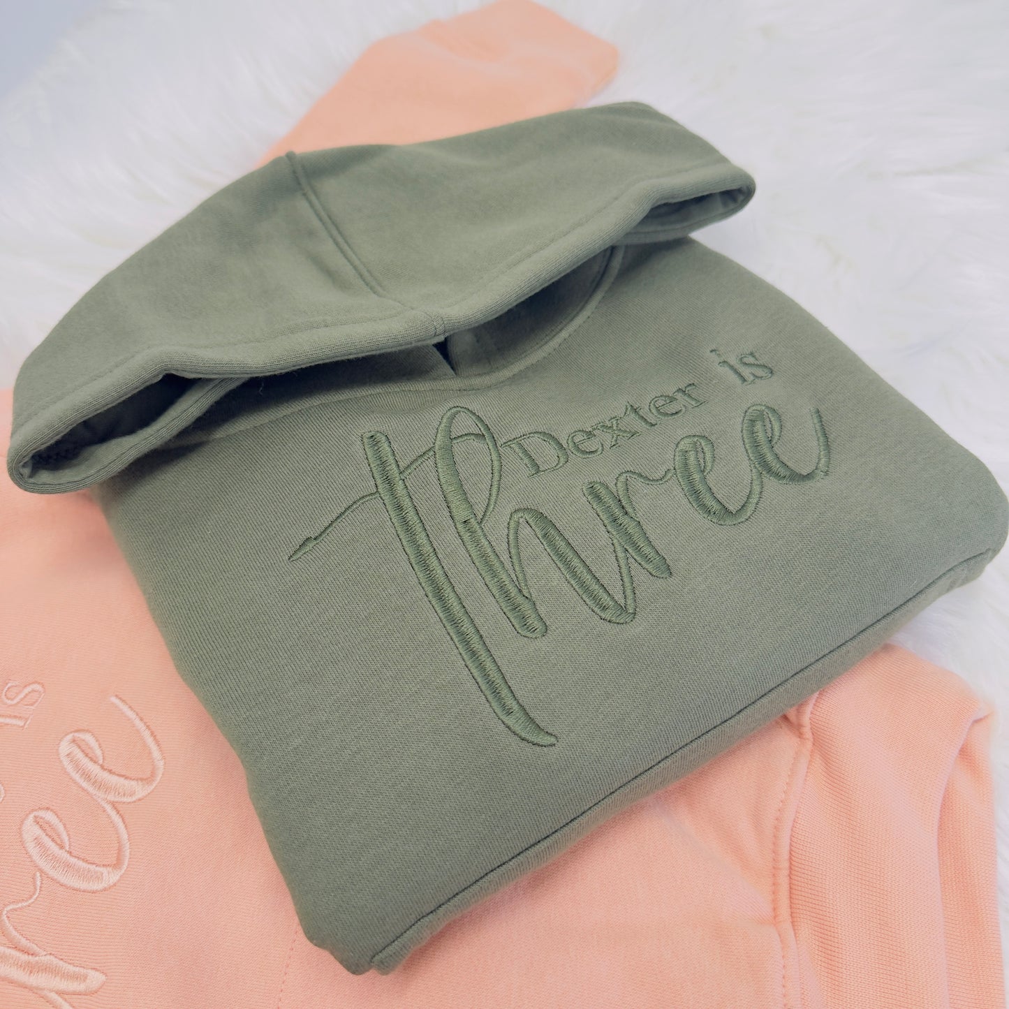 Personalised Kids Birthday Hoodie - Custom Embroidered Name & Age