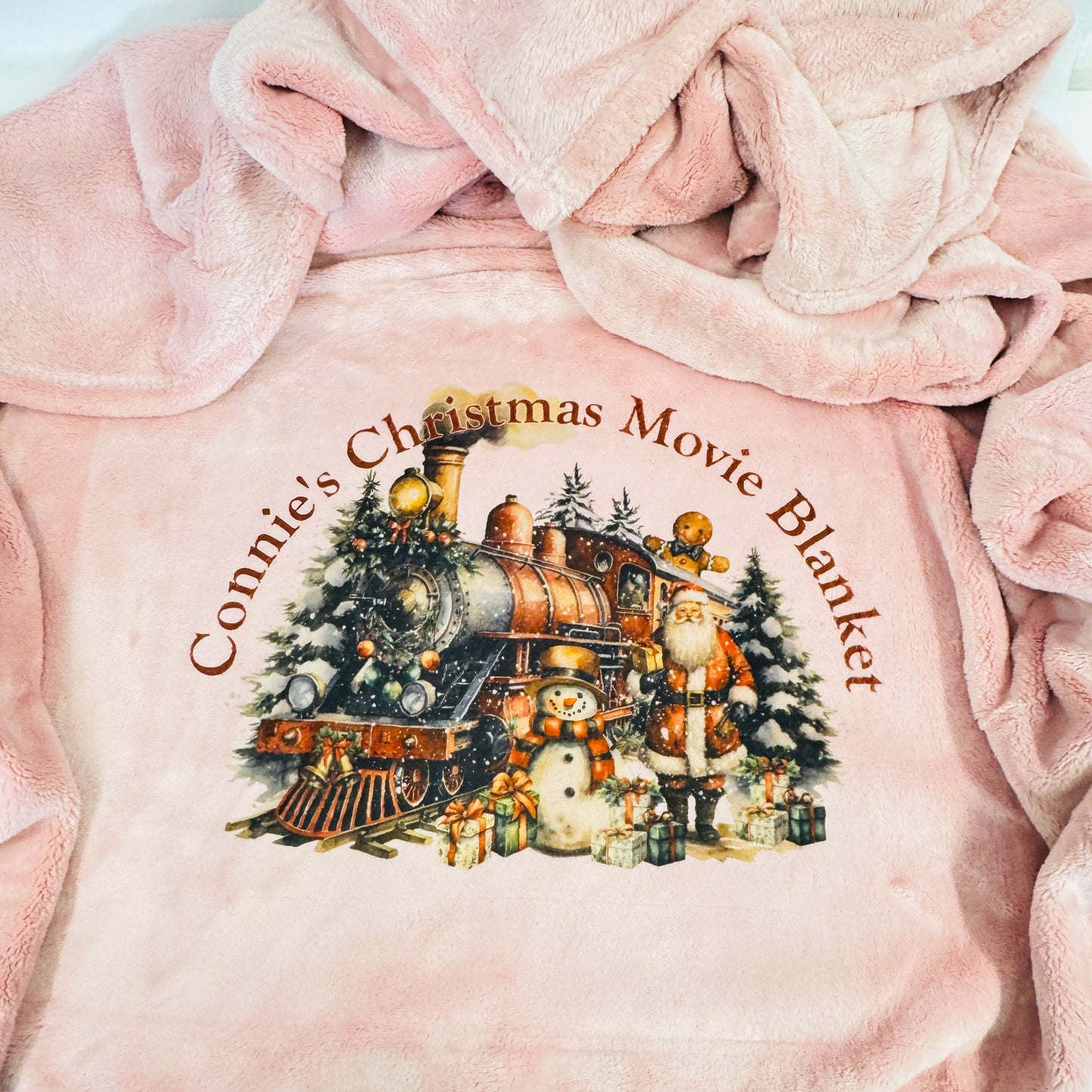 Christmas Movie Festive Luxury Blanket - Personalised For You