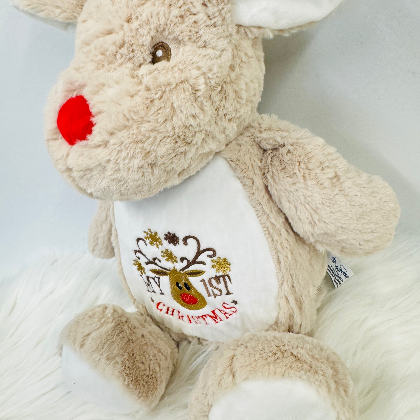 First Christmas Large Reindeer Teddy - Christmas gift idea
