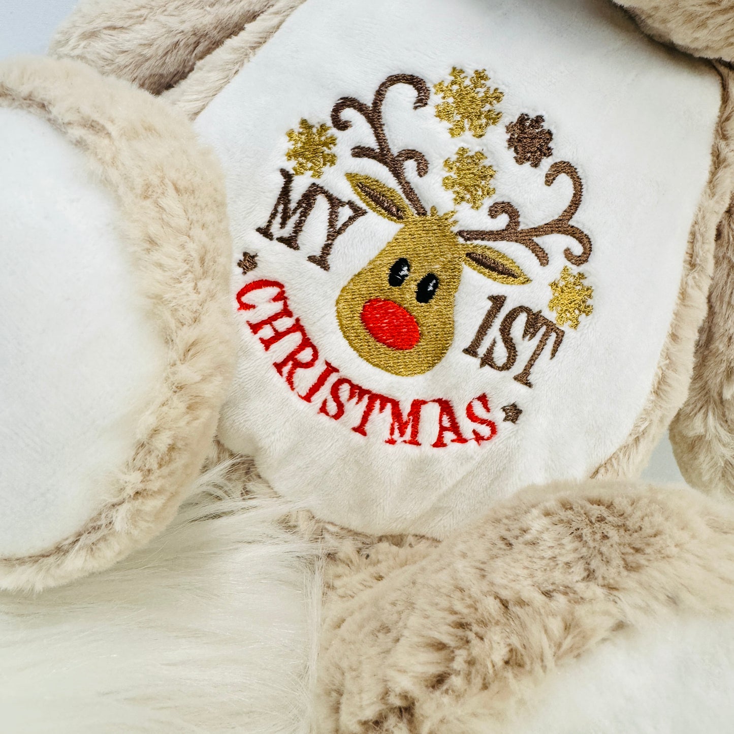 First Christmas Large Reindeer Teddy - Christmas gift idea