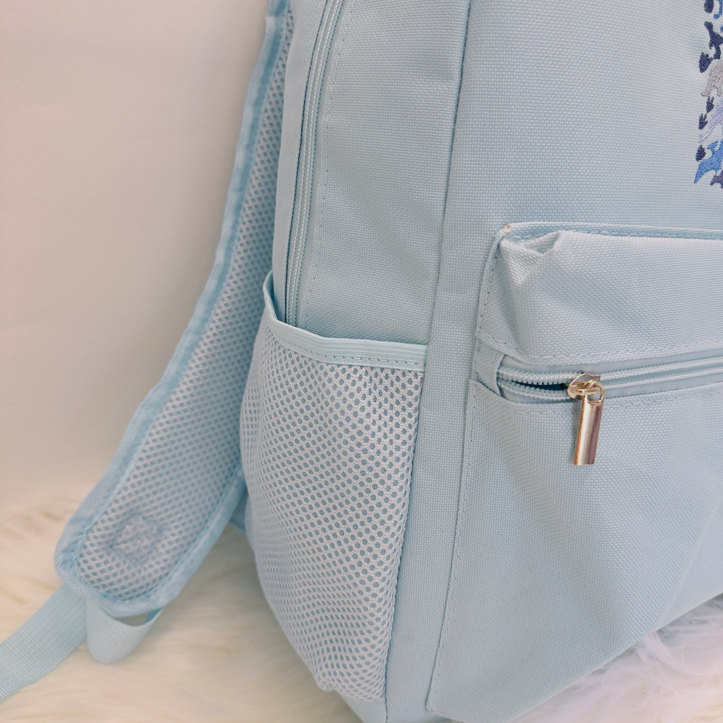Personalised Children's School or Nursery Backpack with Dinosaur Initial Embroidery