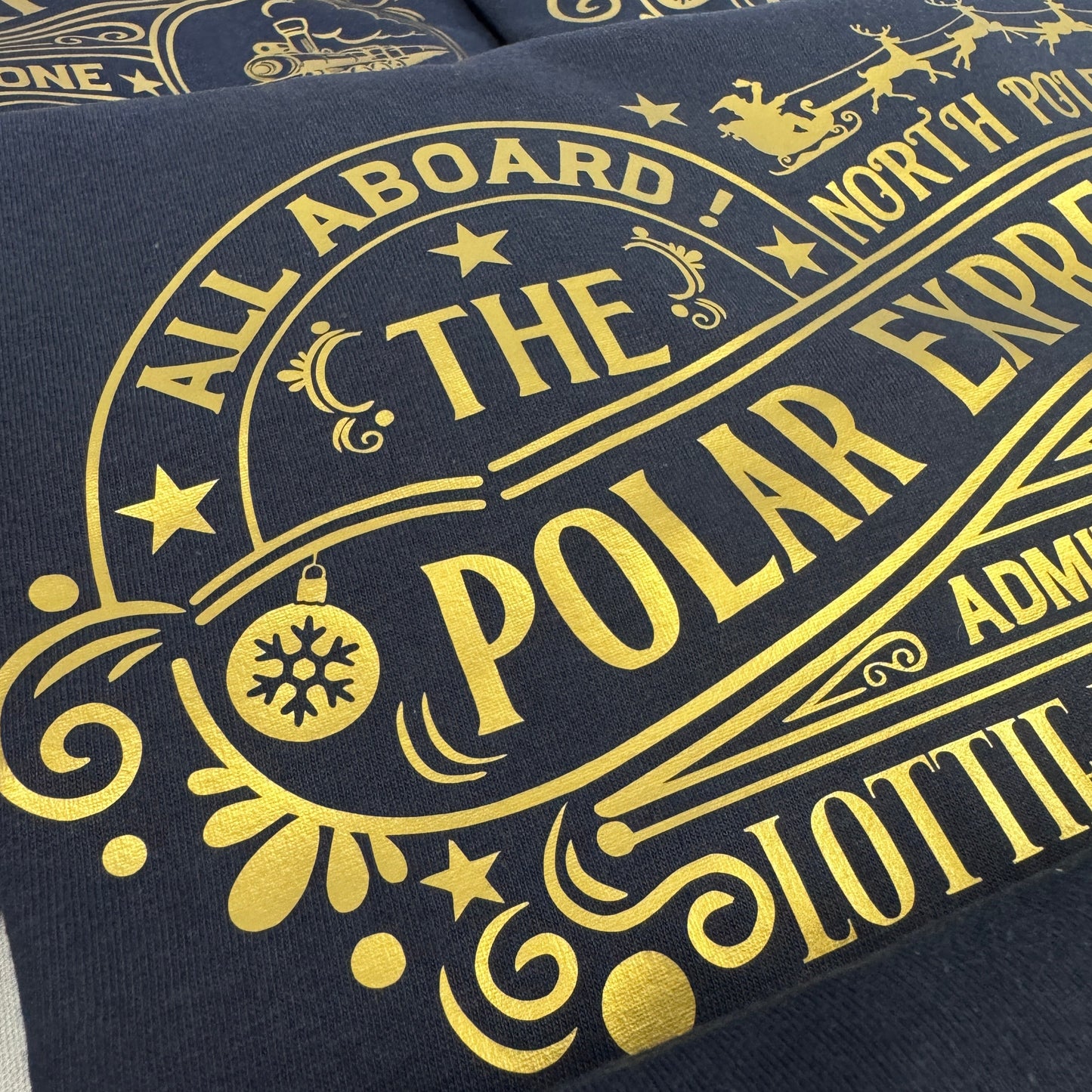 Polar Express North Pole Personalised Christmas Full Pyjamas Outfit