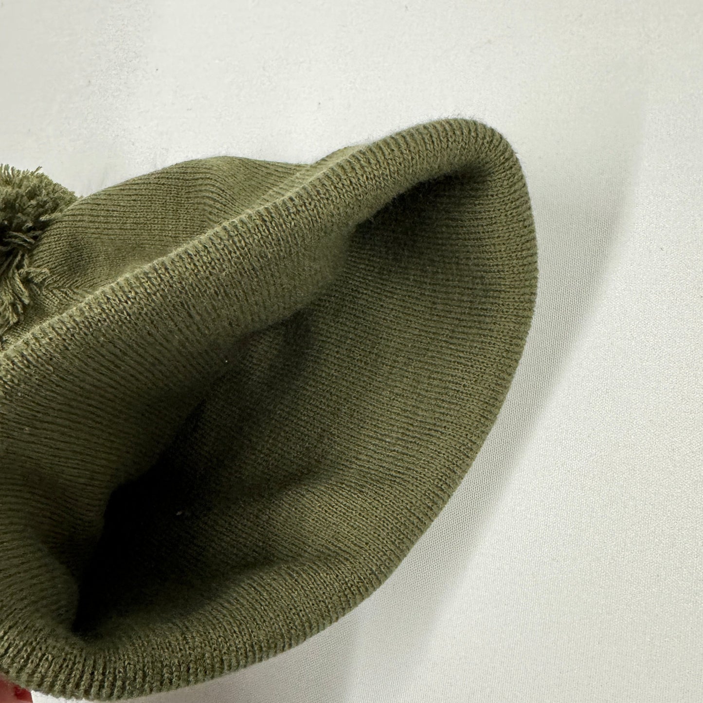 Carp Embroidered Khaki Fishing Beanie or Pompom Hat - Ideal for outdoor adventures of angling and fishing