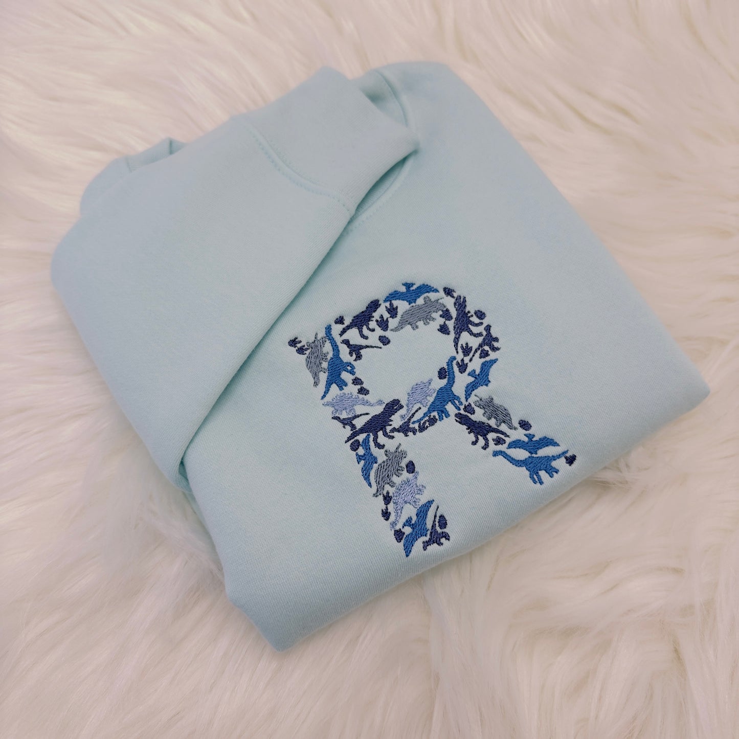 Personalised Dino Initial Children's Sweatshirt