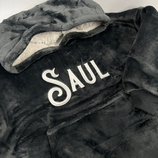 Various Design Adults & Children's Oversized Hooded Sherpa Blanket