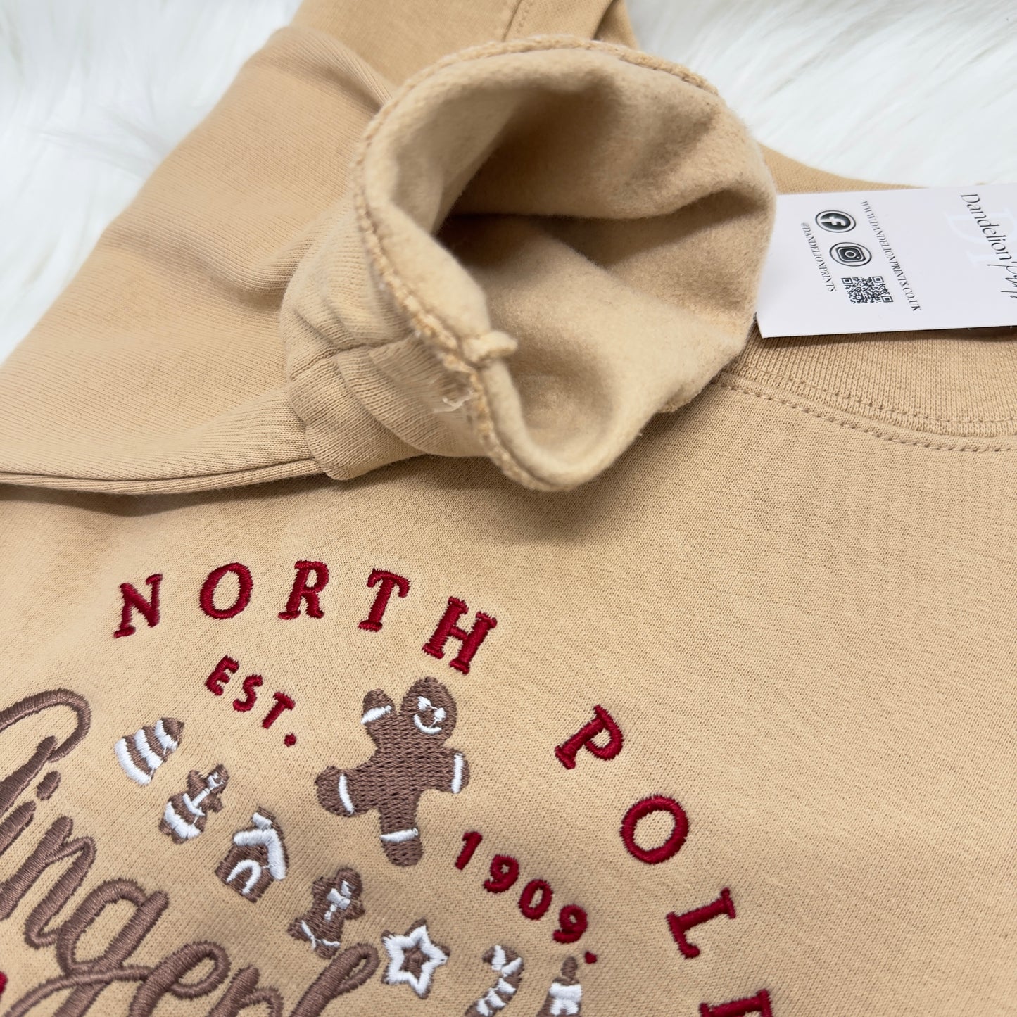 Festive Gingerbread Bakery Sweater for Adults - North Pole Bakery Christmas Magic