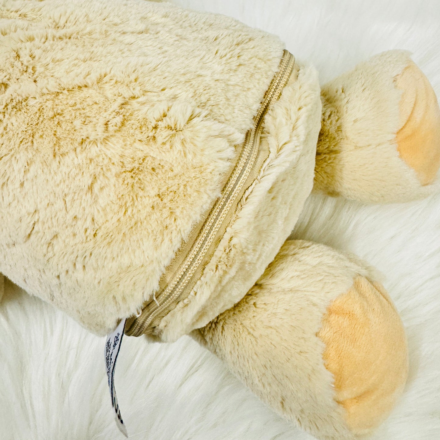 This is a gorgeous brown teddy bear. The bears belly is embroidered with a new babies birth details - date, name, weight etc. This is a lovely nursery accessory and a keepsake to cherish for years