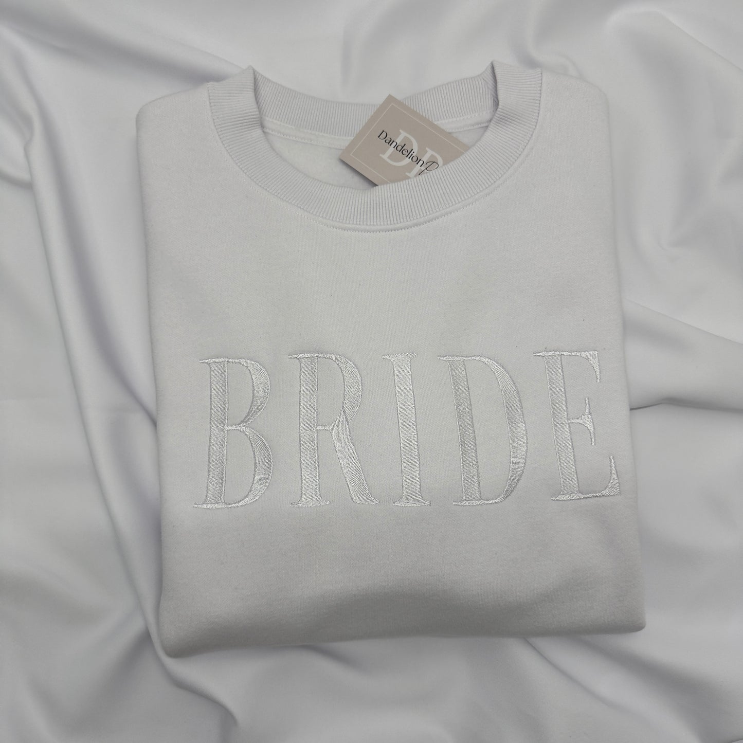 Organic Bride or Groom Sweater. Embroidered Bride to Be Clothing/Gift
