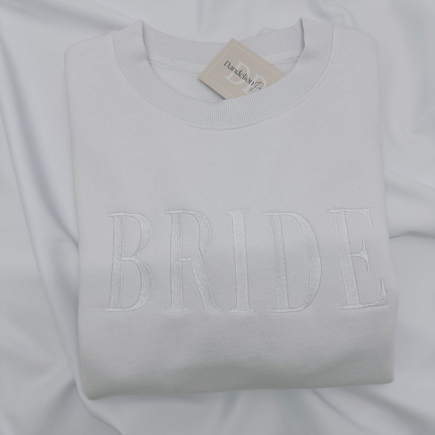 Organic Bride or Groom Sweater. Embroidered Bride to Be Clothing/Gift