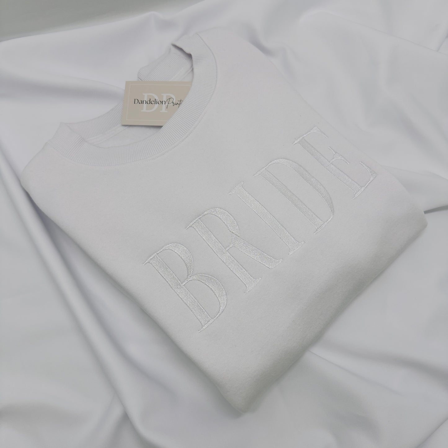 Organic Bride or Groom Sweater. Embroidered Bride to Be Clothing/Gift