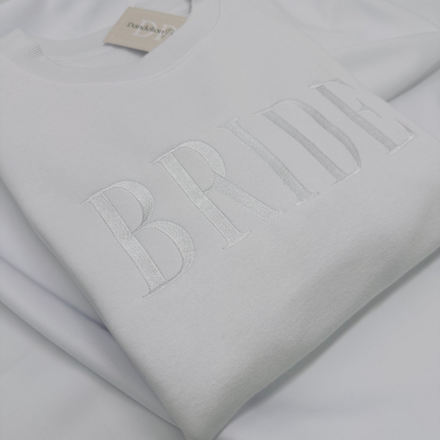 Organic Bride or Groom Sweater. Embroidered Bride to Be Clothing/Gift