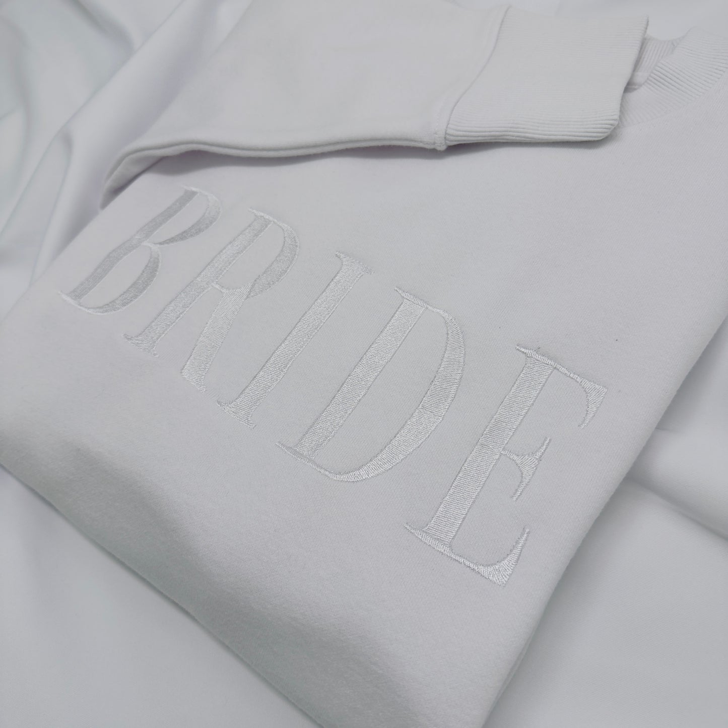 Organic Bride or Groom Sweater. Embroidered Bride to Be Clothing/Gift
