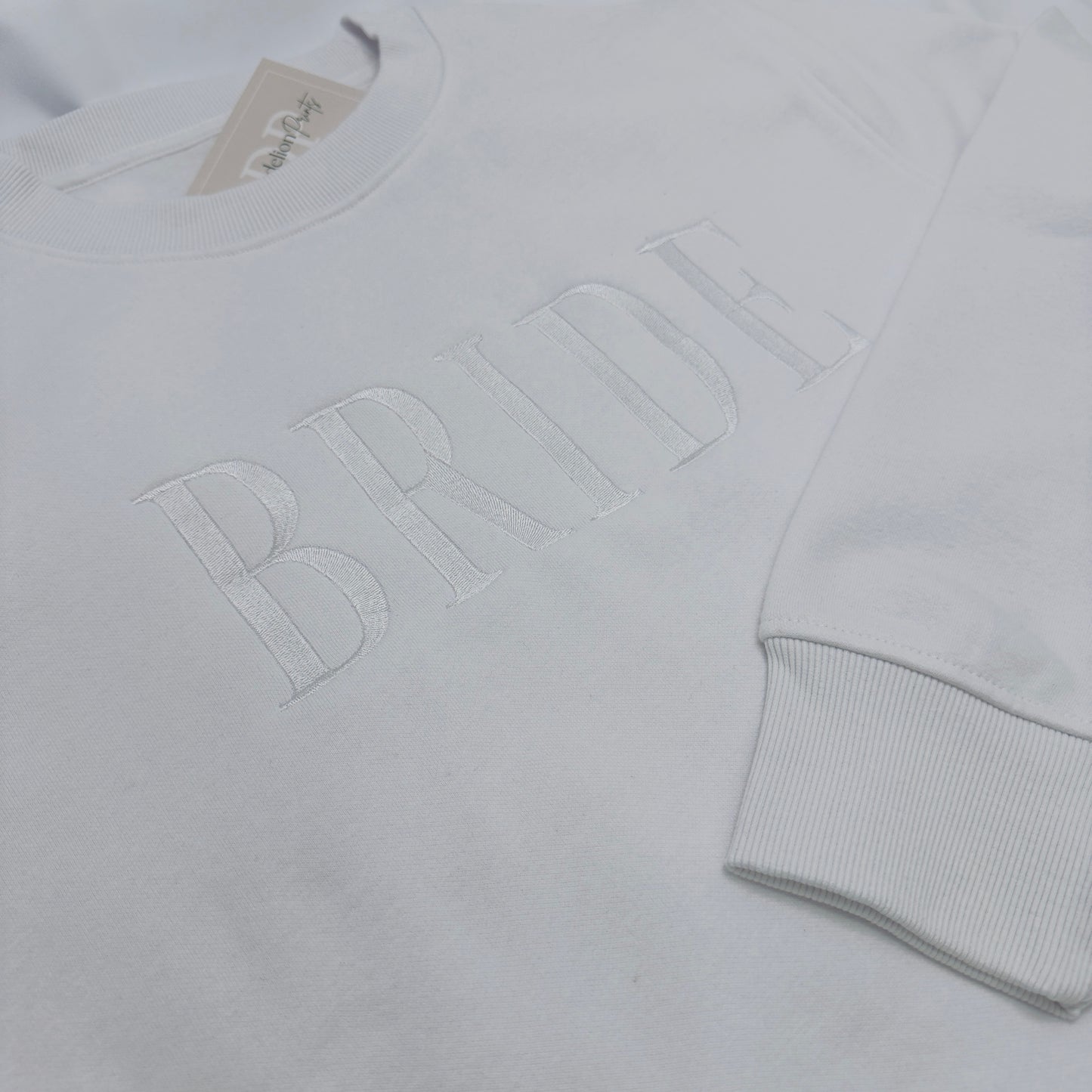 Organic Bride or Groom Sweater. Embroidered Bride to Be Clothing/Gift