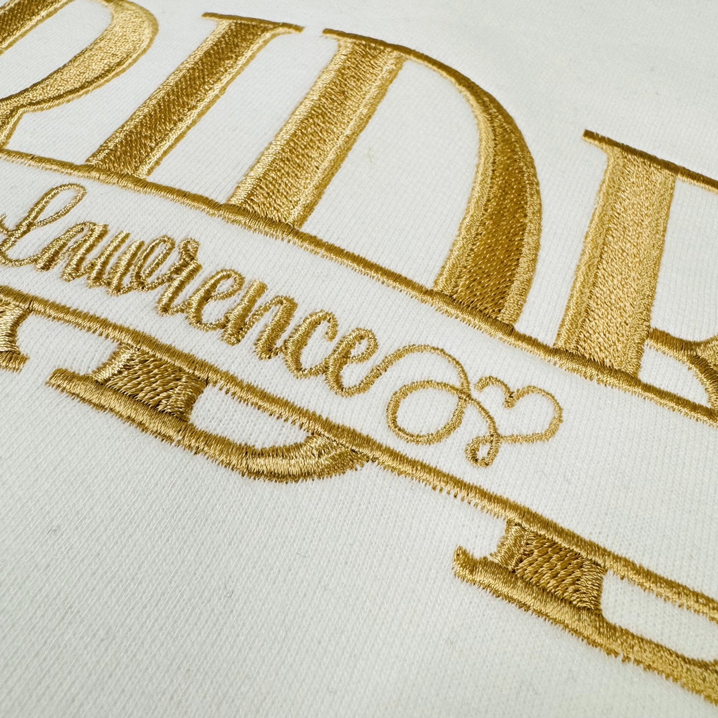 Elegant Bride Monogram Sweater with Personalised Name - Available in Black or White