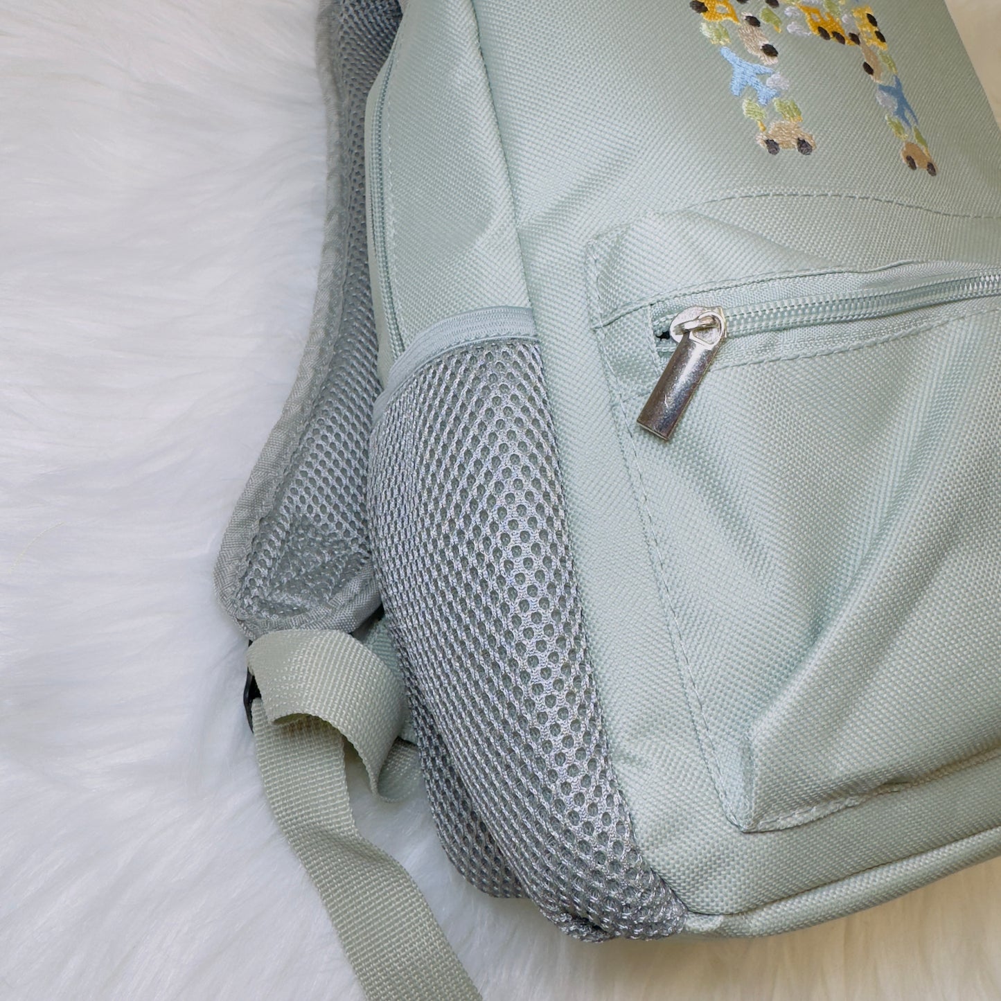 Children's Backpack with Cars, Planes, Trains, Personalised Embroidery, Various Colours