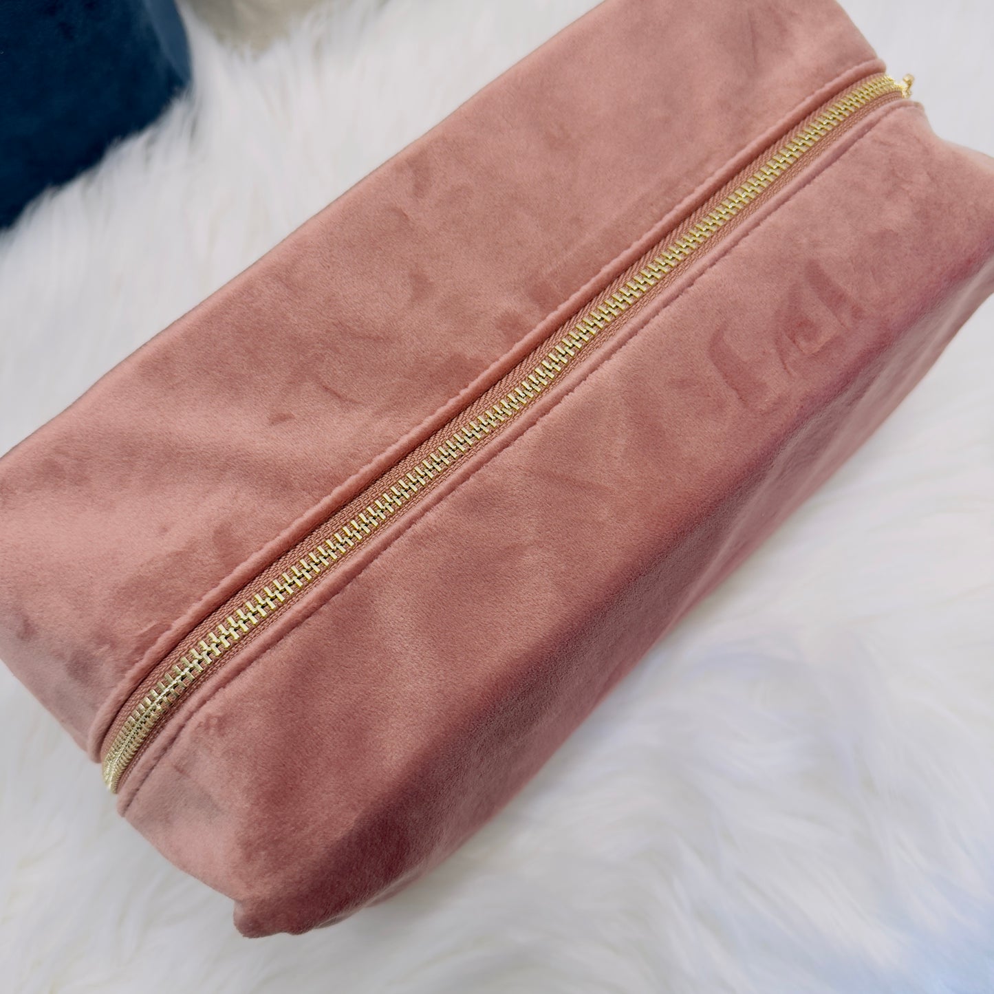 Personalised Velvet Toiletry/Accessory Bag