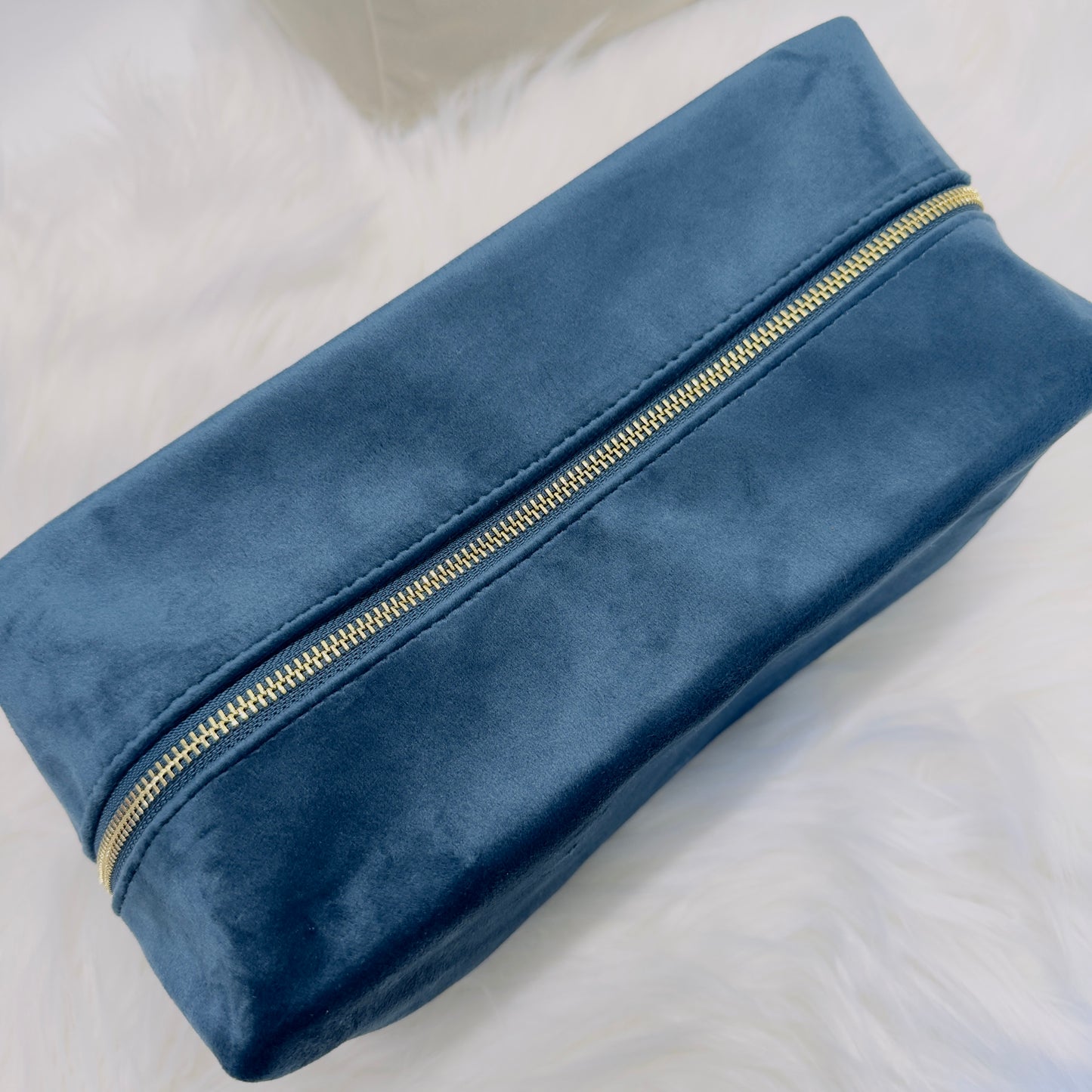 Personalised Velvet Toiletry/Accessory Bag