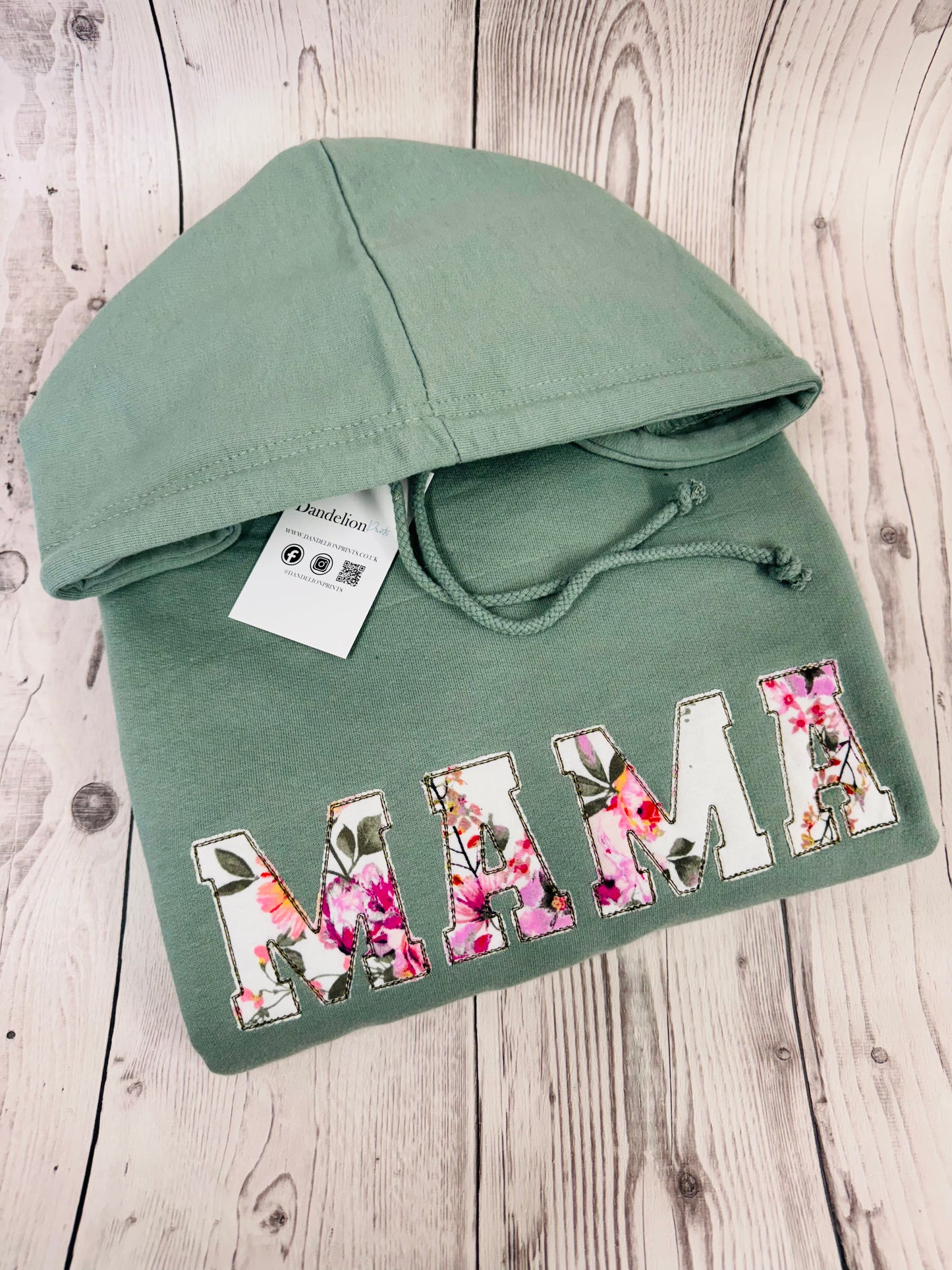 Mama Hoodie or Sweater Embroidered With Baby Clothes. Newborn Keepsakes.