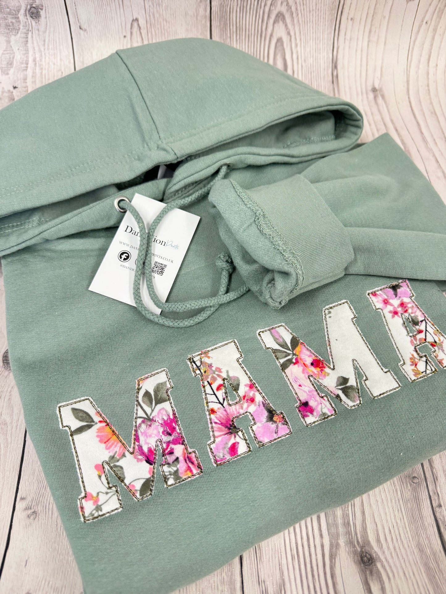 Mama Hoodie or Sweater Embroidered With Baby Clothes. Newborn Keepsakes.