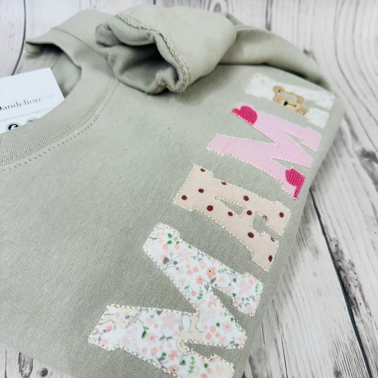 Mama Hoodie or Sweater Embroidered With Baby Clothes. Newborn Keepsakes.