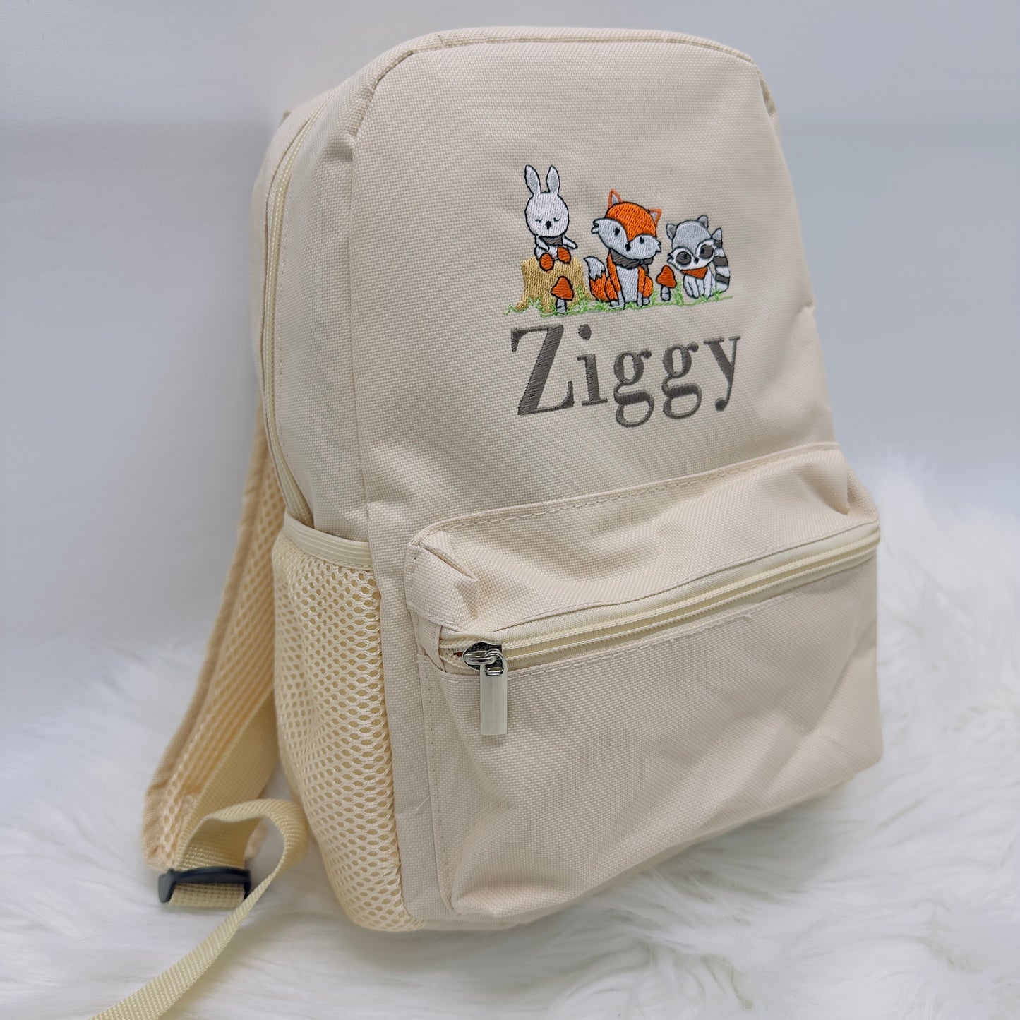 Children's Embroidered Woodland Friends Embroidered School/Nursery Backpack