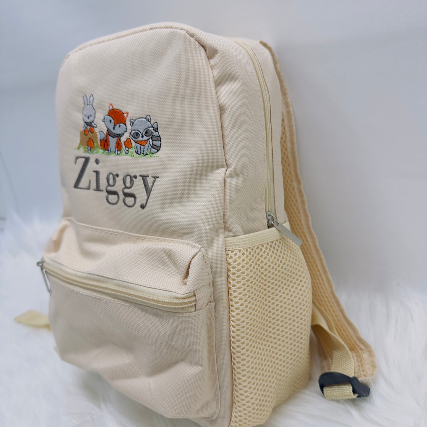 Children's Embroidered Woodland Friends Embroidered School/Nursery Backpack