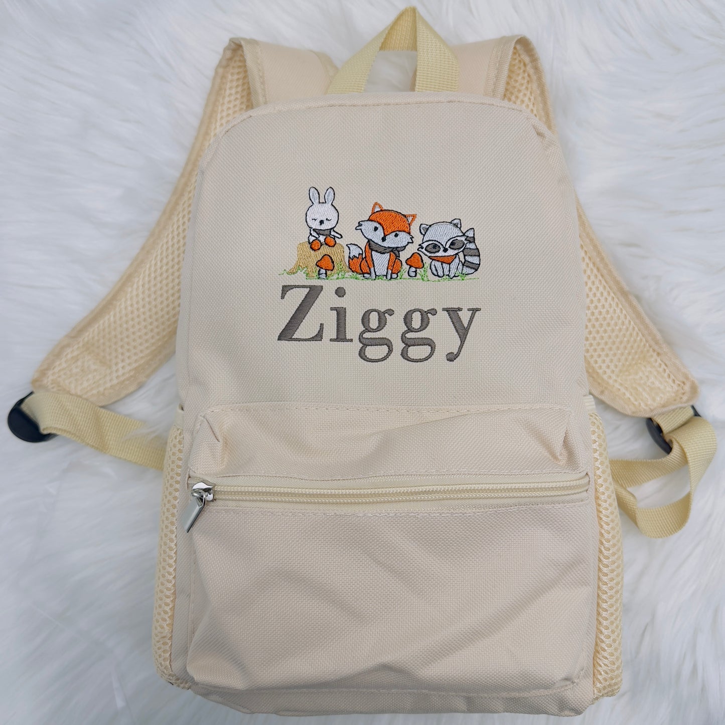 Children's Embroidered Woodland Friends Embroidered School/Nursery Backpack