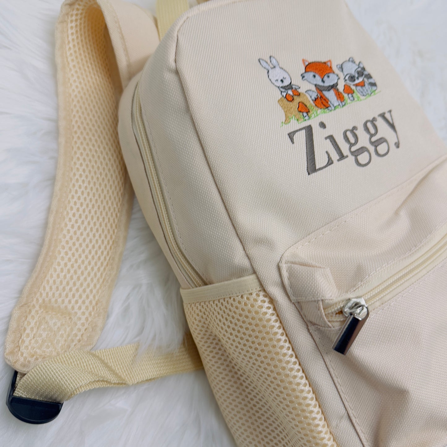 Children's Embroidered Woodland Friends Embroidered School/Nursery Backpack