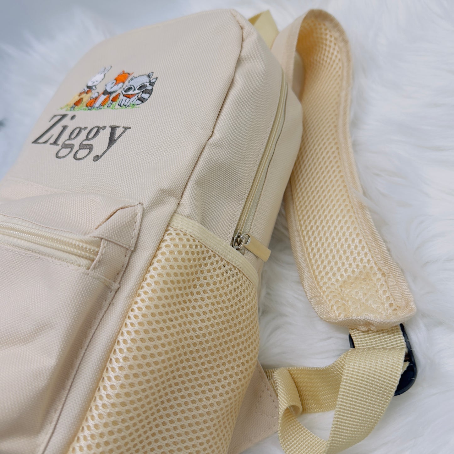 Children's Embroidered Woodland Friends Embroidered School/Nursery Backpack