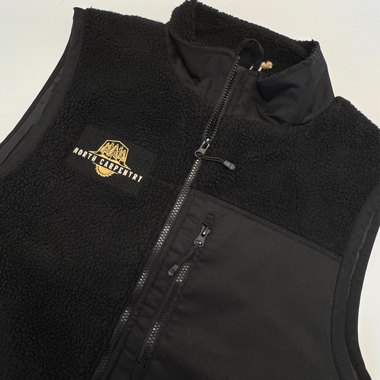 Unisex Front Row Sherpa Gilet Embroidered with your company logo