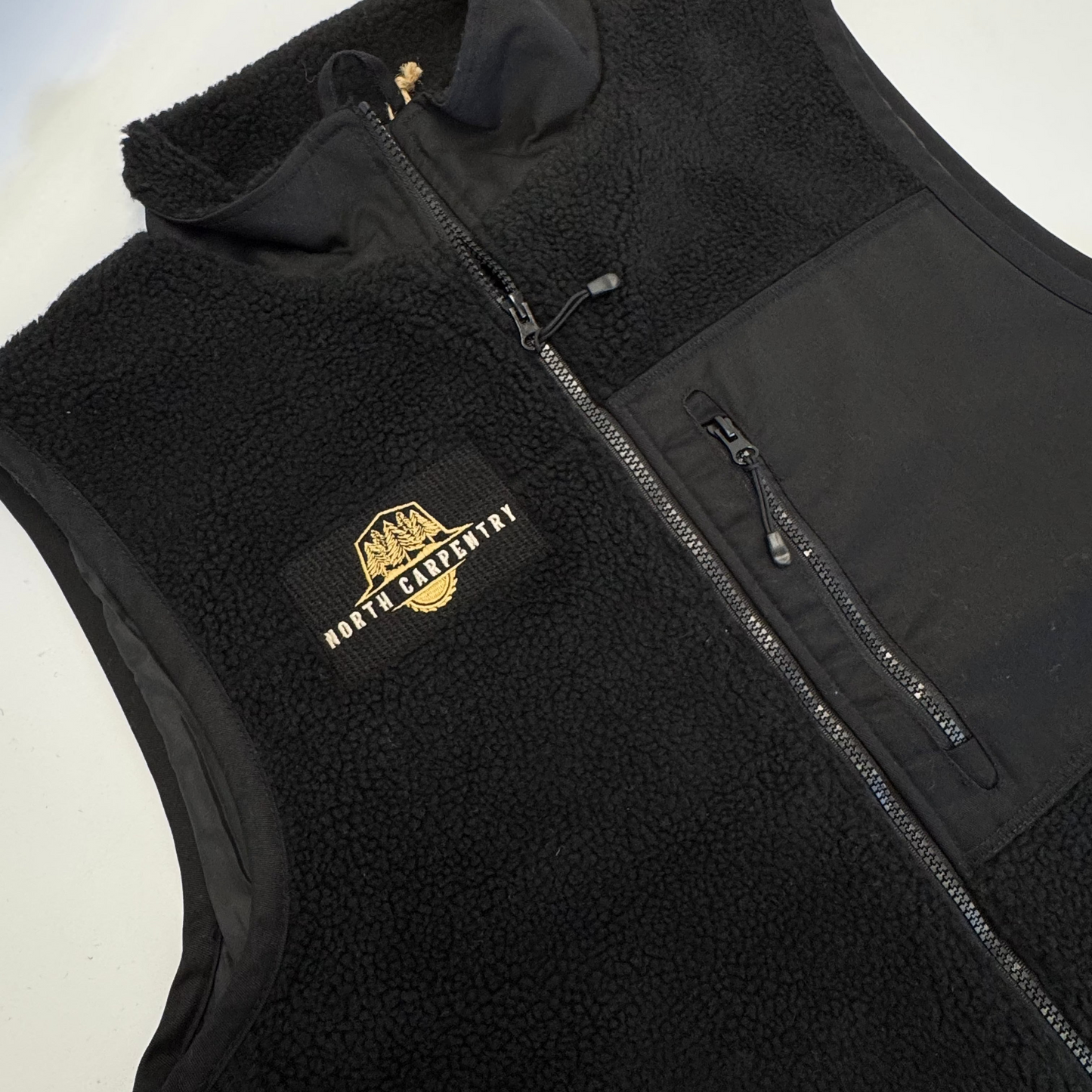 Unisex Front Row Sherpa Gilet Embroidered with your company logo
