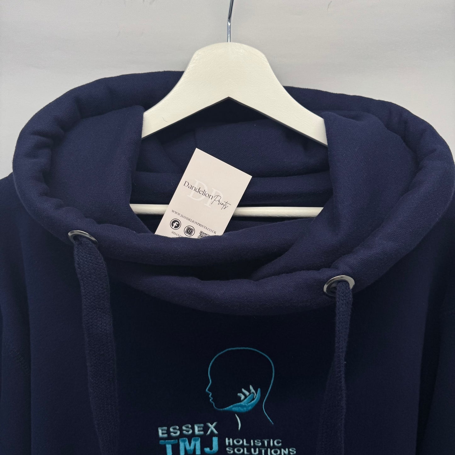 Ladies AWDis Cross Neck Fashion Hoodie - Embroidered or Printed With Your Logo