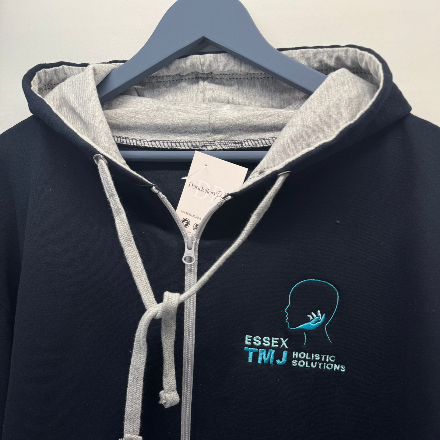 Unisex AWDis Zip Up Varsity Hoodie - Printed or Embroidered With Your Logo