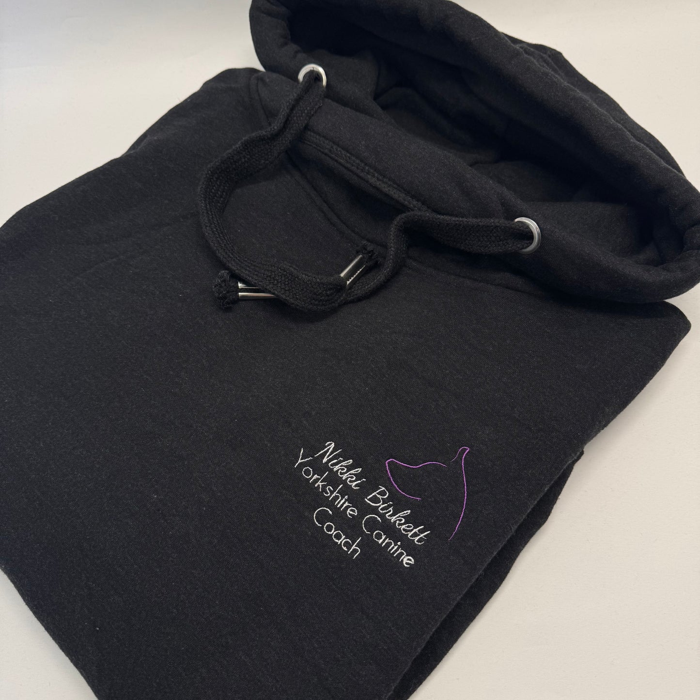 Ladies AWDis Cross Neck Fashion Hoodie - Embroidered or Printed With Your Logo