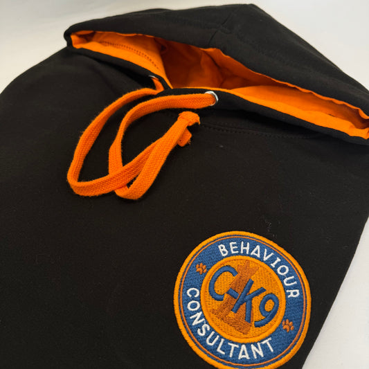 CHARCOAL/ORANGE MEDIUM Unisex AWDis Varsity Hoodie