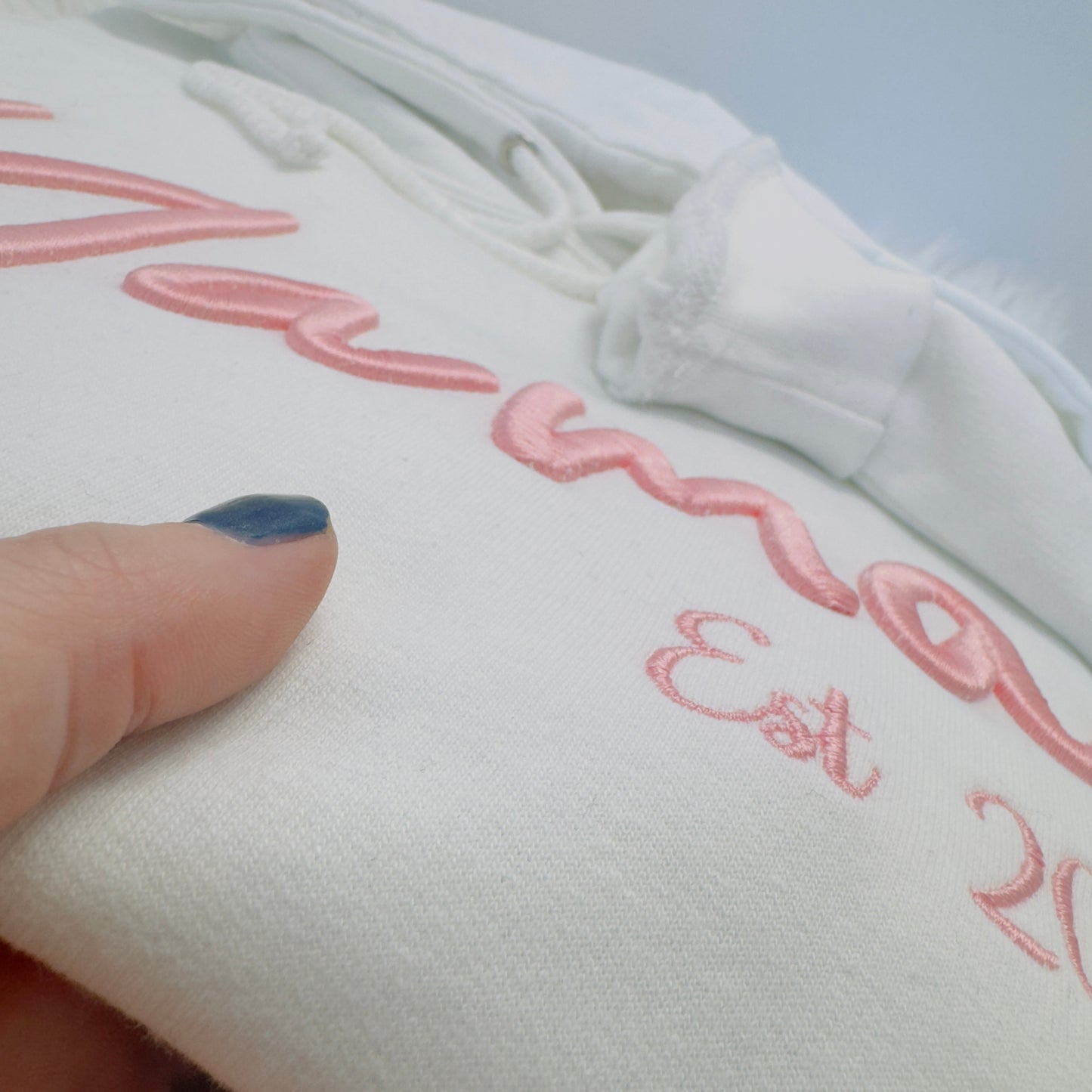 Personalised 'Mama' Hoodie with 3D Embroidery – Includes Year of Motherhood