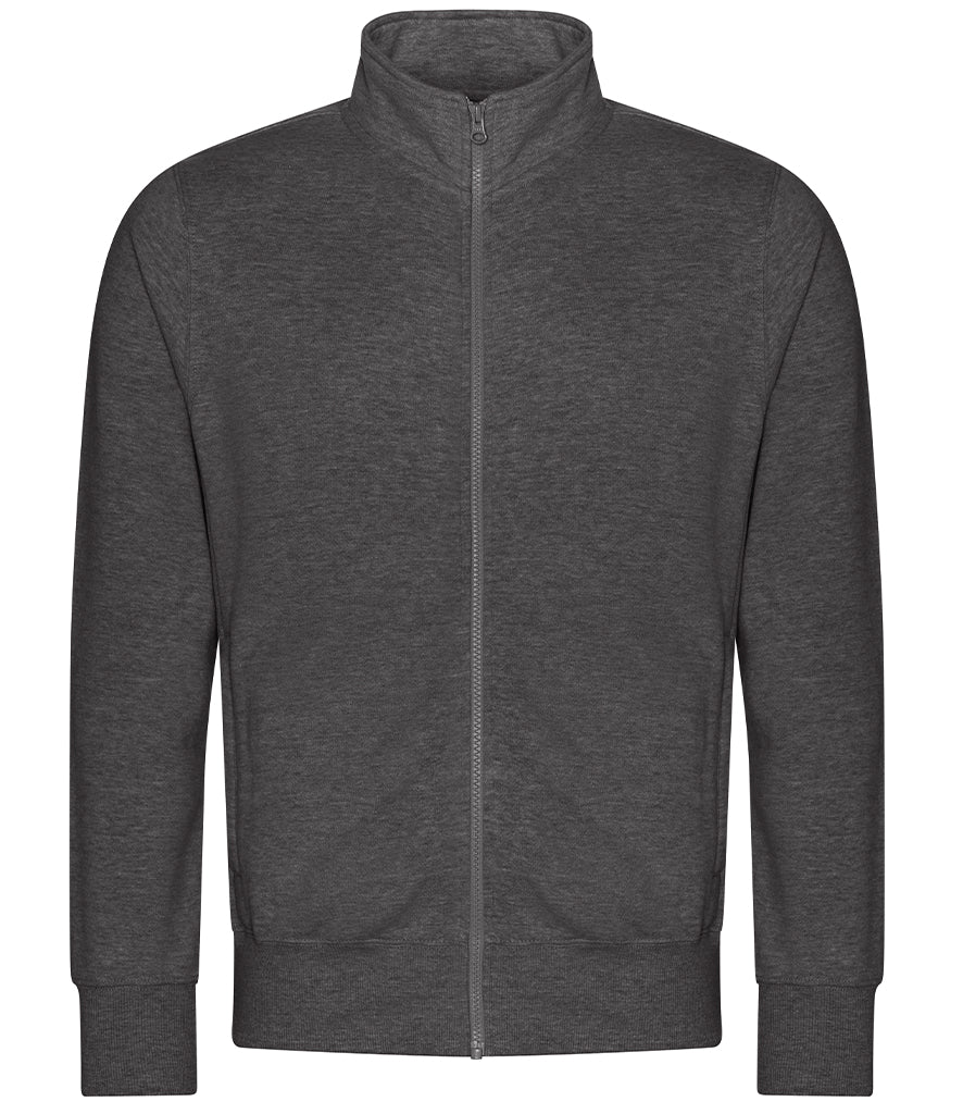 Men's AWDis Full Zip Sweat Jacket Embroidered or DTF Printed with Your Logo