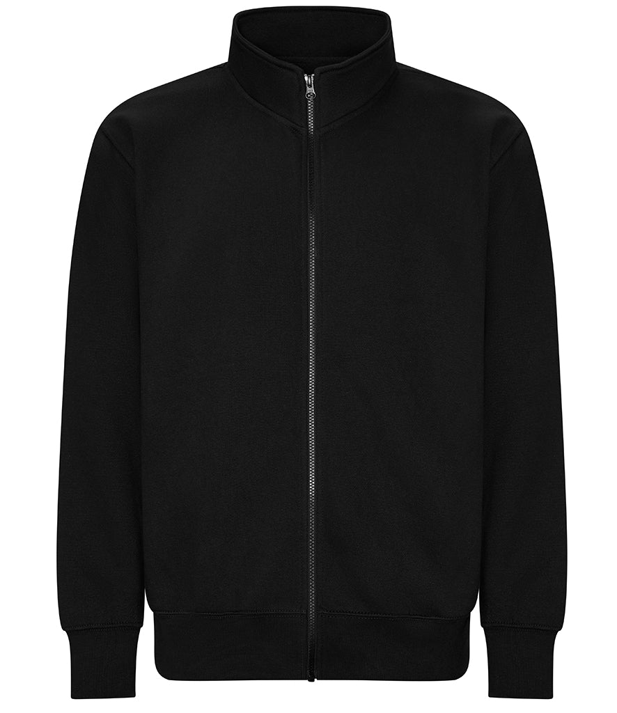 Men's AWDis Full Zip Sweat Jacket Embroidered or DTF Printed with Your Logo